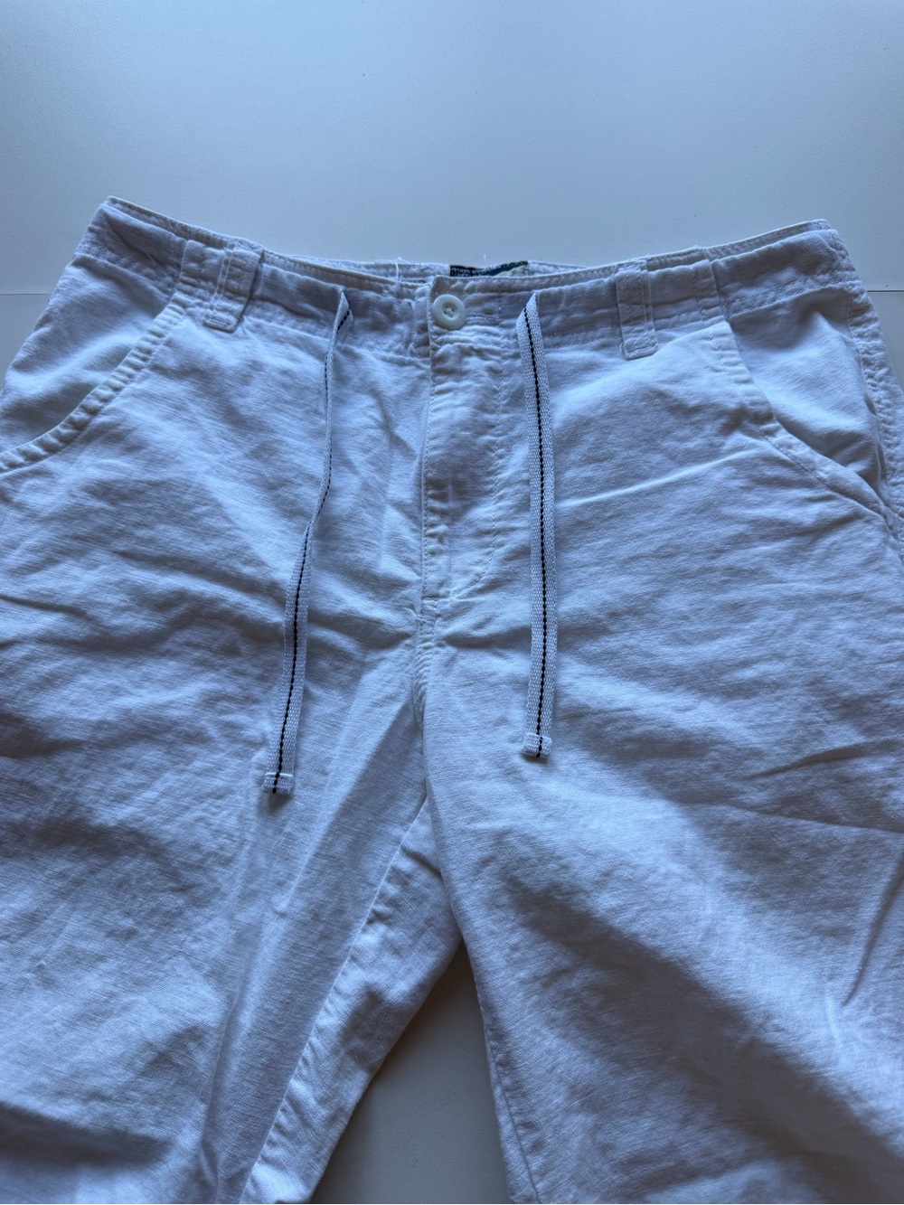 Point Zero White Cargo Drawstring Pants - Picture 2 of 4
